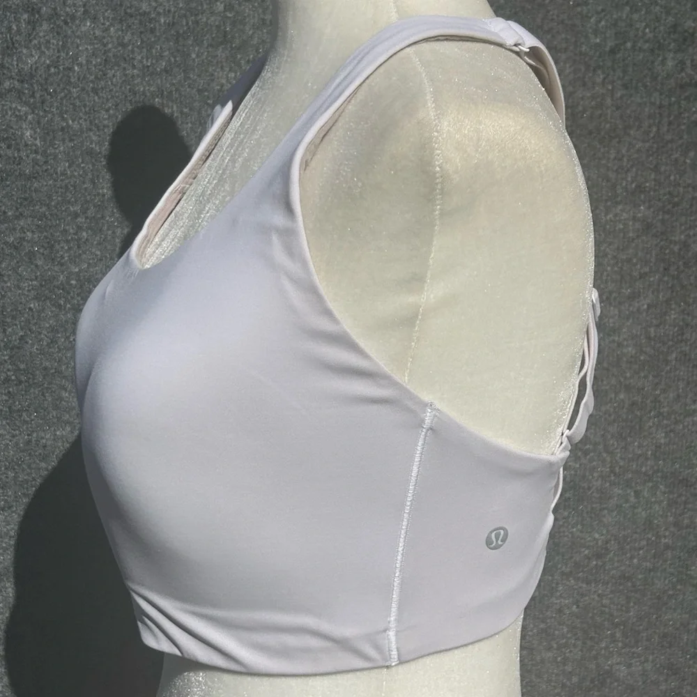 Lululemon Athletica Energy Bra High Support Cross-Back Sports Bra 36DDD Taupe - Picture 15 of 15